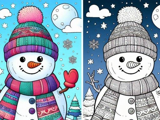 BTS Winter Coloring thumbnail