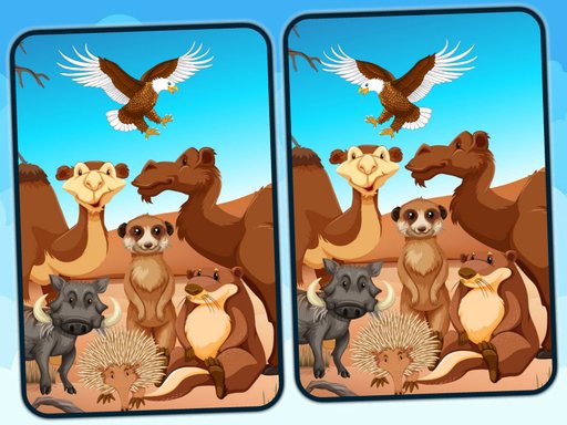Spot 5 Differences Deserts thumbnail