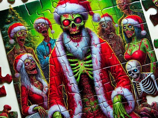 Zombie Christmas Jigsaw: Holiday Fun 4 Horror Fans thumbnail